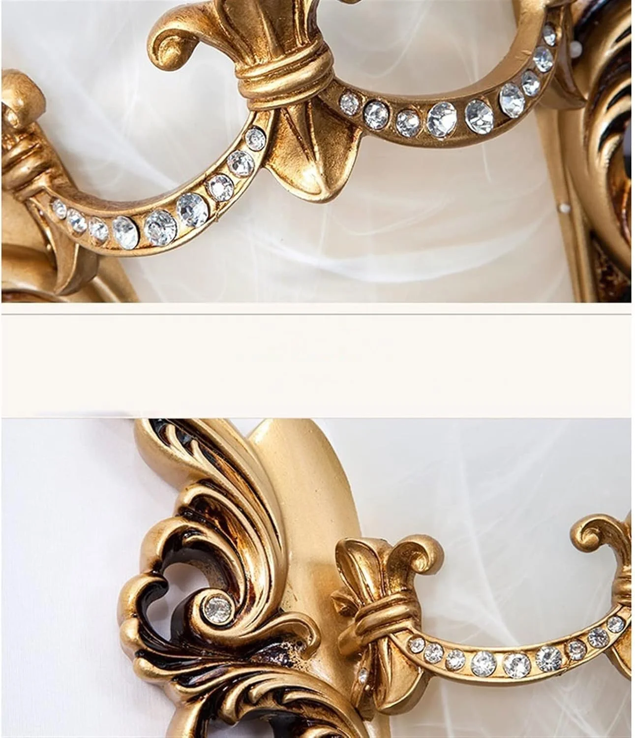 چراغ دیواری شمعدانی به سبک اروپایی، روشنایی کنار تخت خواب، دکوراسیون راهرو و پله لوکس چراغ دیواری شمعدانی به سبک اروپایی، روشنایی کنار تخت خواب، دکوراسیون راهرو و پله لوکس