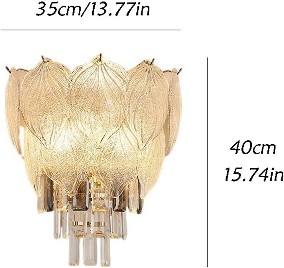 چراغ دیواری کریستالی شیک و لوکس، نور پس زمینه تلویزیون، مناسب اتاق خواب رمانتیک کنار تخت چراغ دیواری کریستالی شیک و لوکس، نور پس زمینه تلویزیون، مناسب اتاق خواب رمانتیک کنار تخت