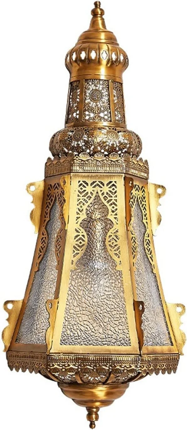 چراغ دیواری شمعدانی به سبک رترو لوکس، روشنایی راهرو و راه پله، دکوراسیون با حباب شیشه ای