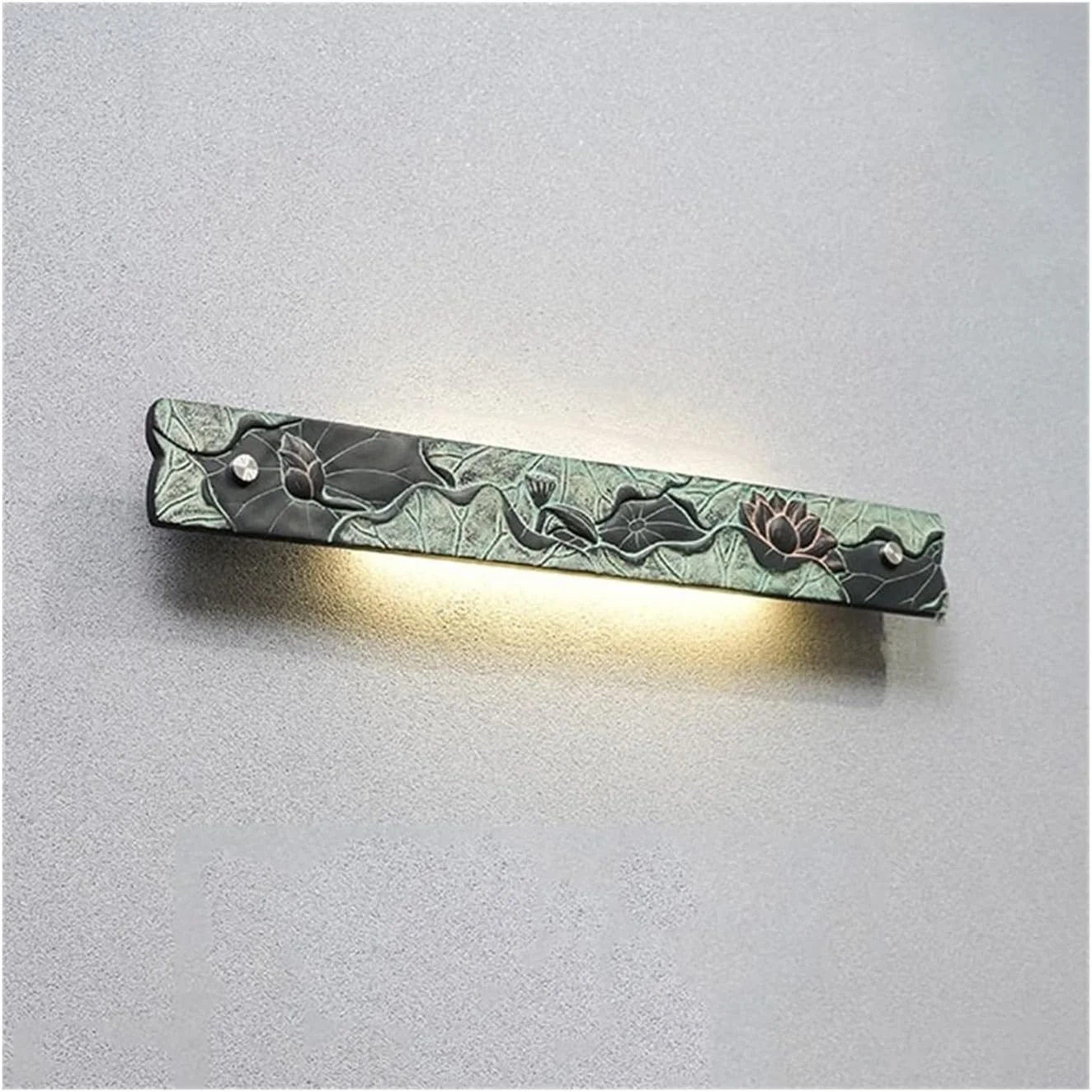 شمعدان دیواری خلاقانه کلاسیک، چراغ دیواری، مناسب حمام، میز آرایش، آینه جلو، طرح لوتوس رترو تزئینی