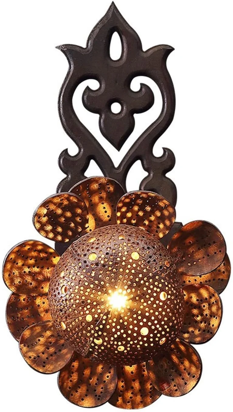 چراغ دیواری شمعدانی سبک وینتیج، چراغ های روشنایی خلاقانه، دکوراسیون دیواری نفیس، راهرو