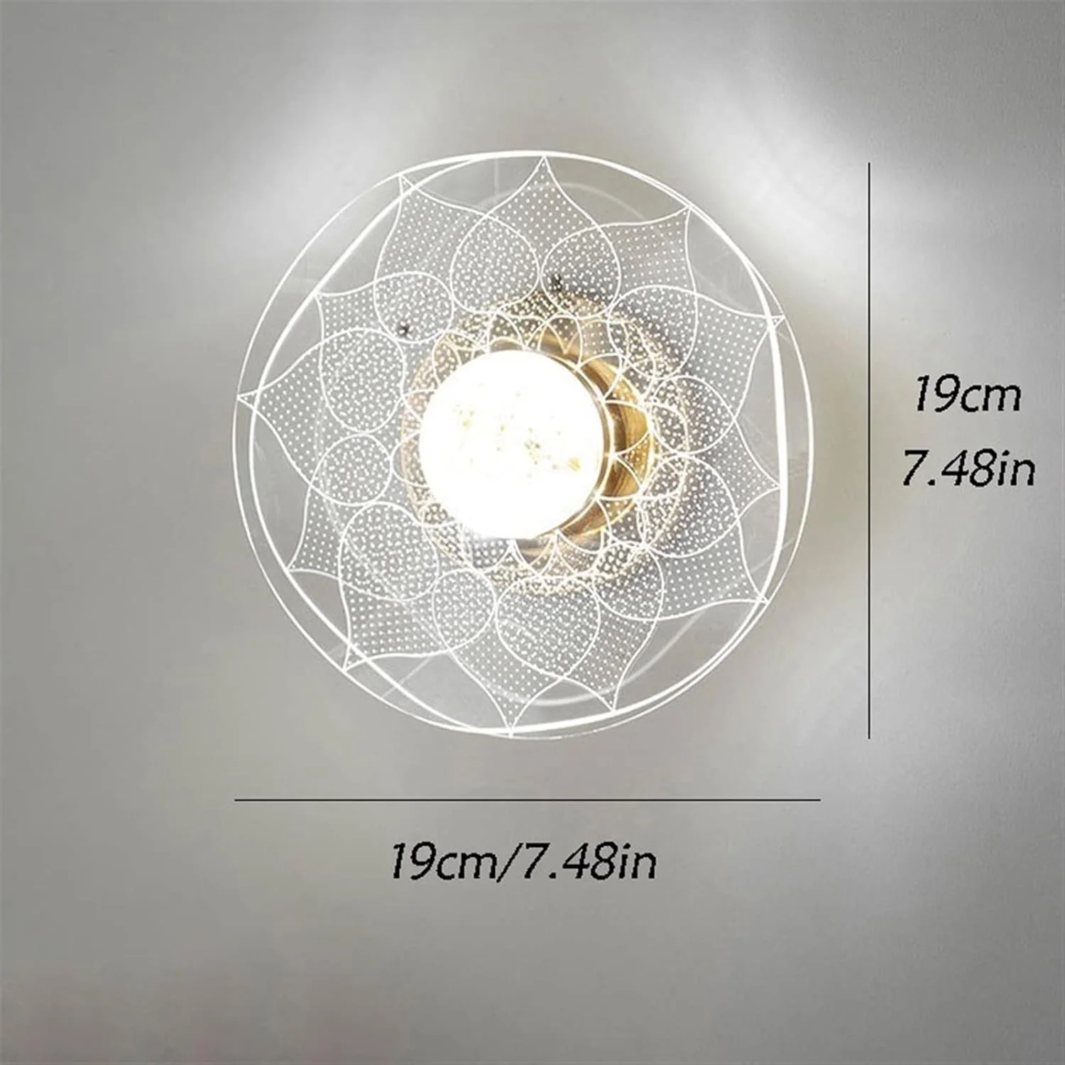 چراغ دیواری مدرن لوکس، روشنایی کنار تخت خواب اتاق خواب، راهرو، ایوان، تزئینی داخلی