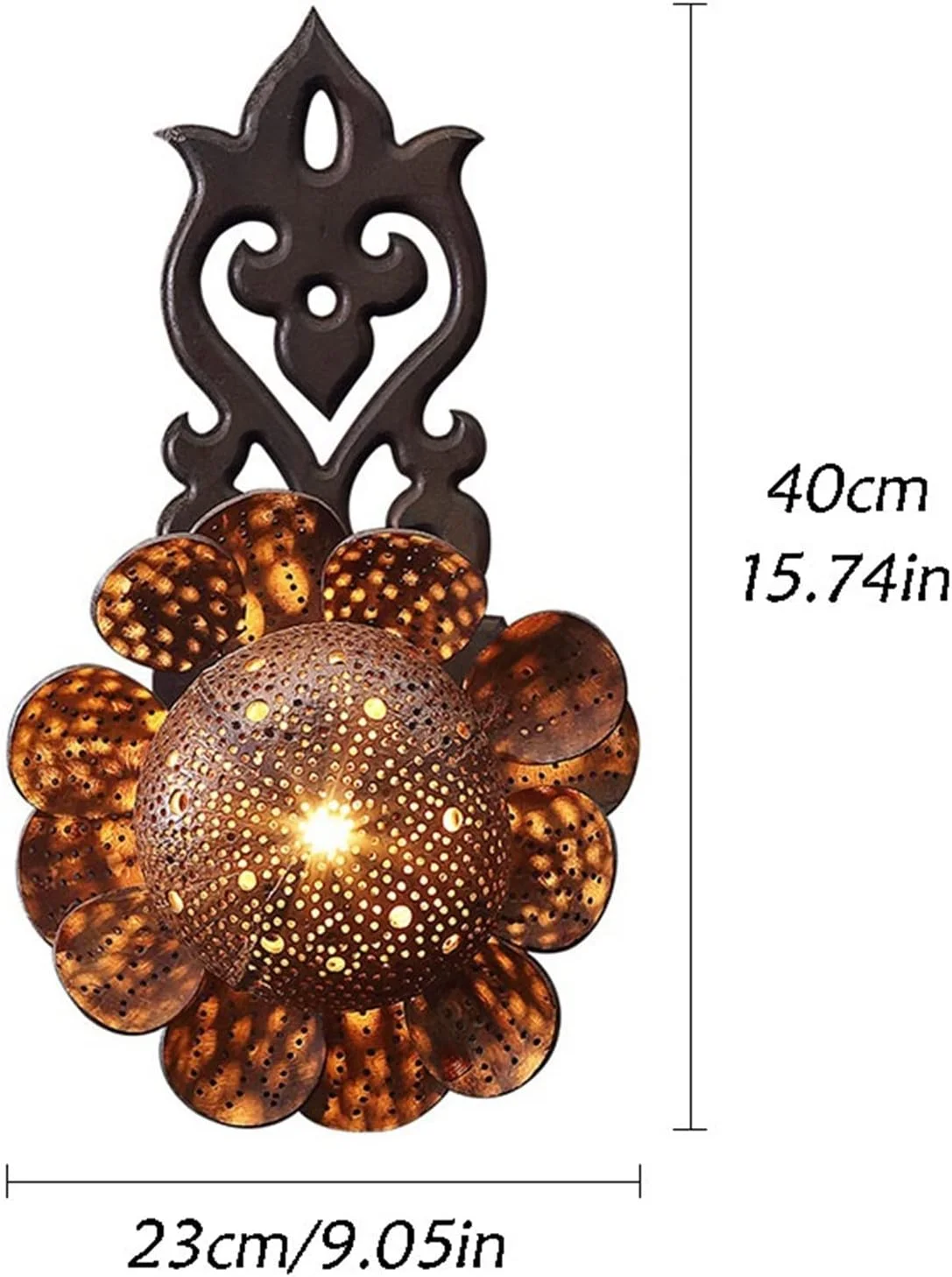 چراغ دیواری شمعدانی سبک وینتیج، چراغ های روشنایی خلاقانه، دکوراسیون دیواری نفیس، راهرو