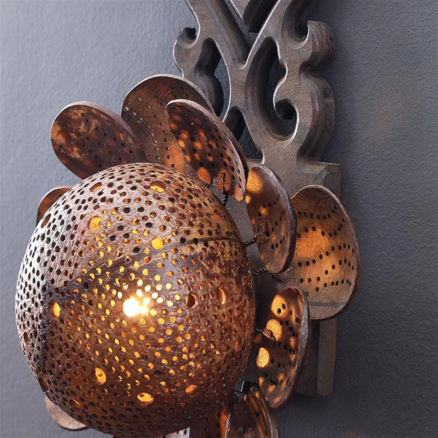 چراغ دیواری شمعدانی سبک وینتیج، چراغ های روشنایی خلاقانه، دکوراسیون دیواری نفیس، راهرو