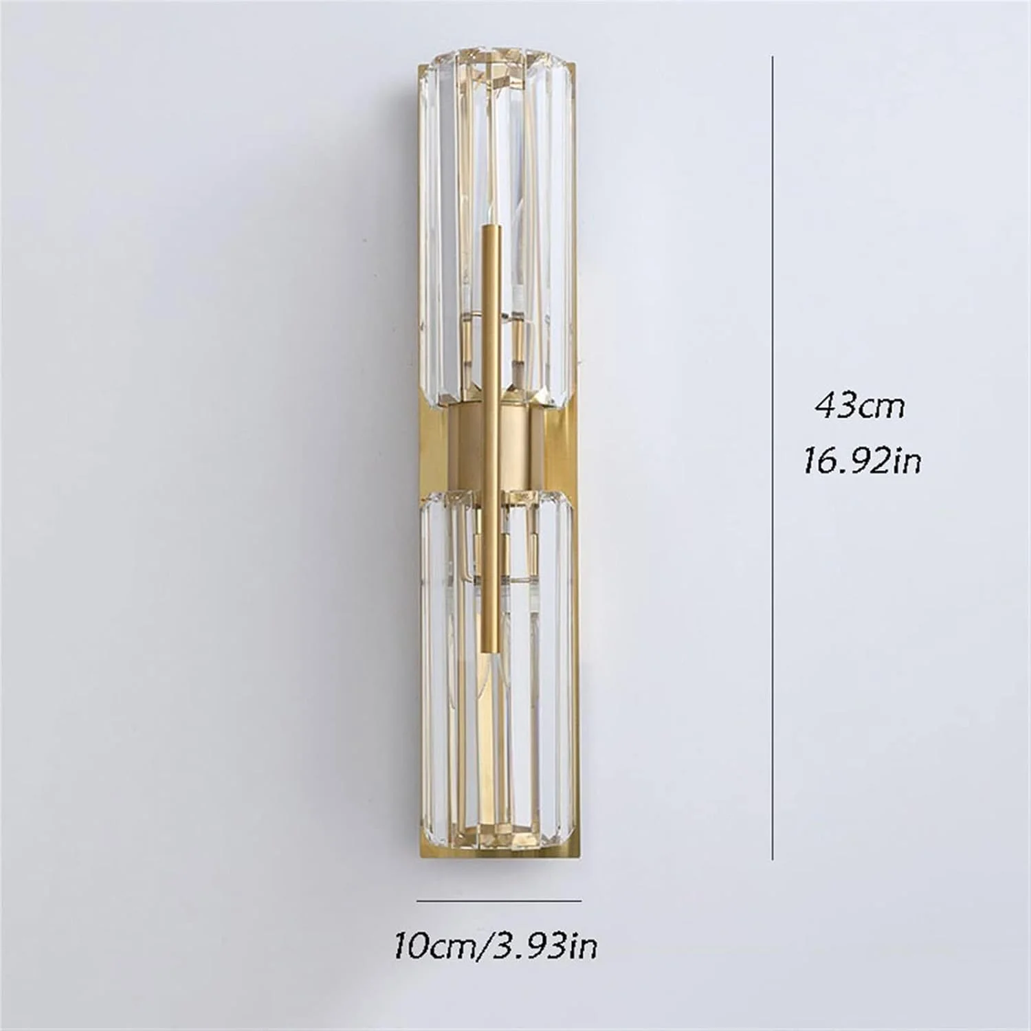 چراغ دیواری لوکس مدرن کریستالی، مناسب اتاق نشیمن، پس زمینه تلویزیون، دکوری خلاقانه اروپایی