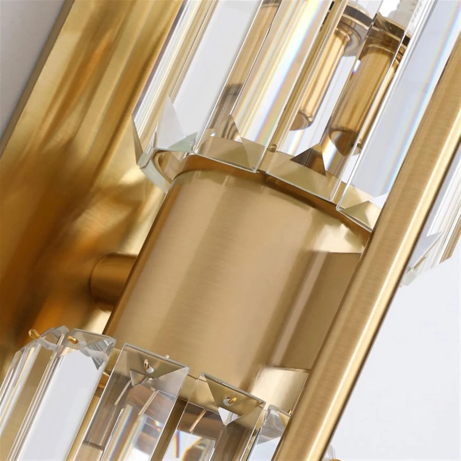 چراغ دیواری لوکس مدرن کریستالی، مناسب اتاق نشیمن، پس زمینه تلویزیون، دکوری خلاقانه اروپایی