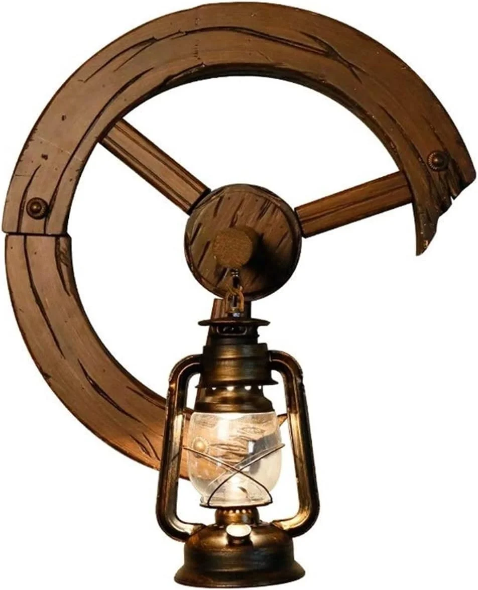 چراغ دیواری اروپایی - چراغ فانوسی اسبی چوبی جامد مدیترانه ای سکان کشتی به سبک رترو روستیک، چراغ نفتی فلزی شیشه ای داخلی، چراغ دیواری راهروی بار روستایی، چراغ روشنایی دیواری E27، چراغ دیواری چراغ دیواری اروپایی - چراغ فانوسی اسبی چوبی جامد مدیترانه ای سکان کشتی به سبک رترو روستیک، چراغ نفتی فلزی شیشه ای داخلی، چراغ دیواری راهروی بار روستایی، چراغ روشنایی دیواری E27، چراغ دیواری