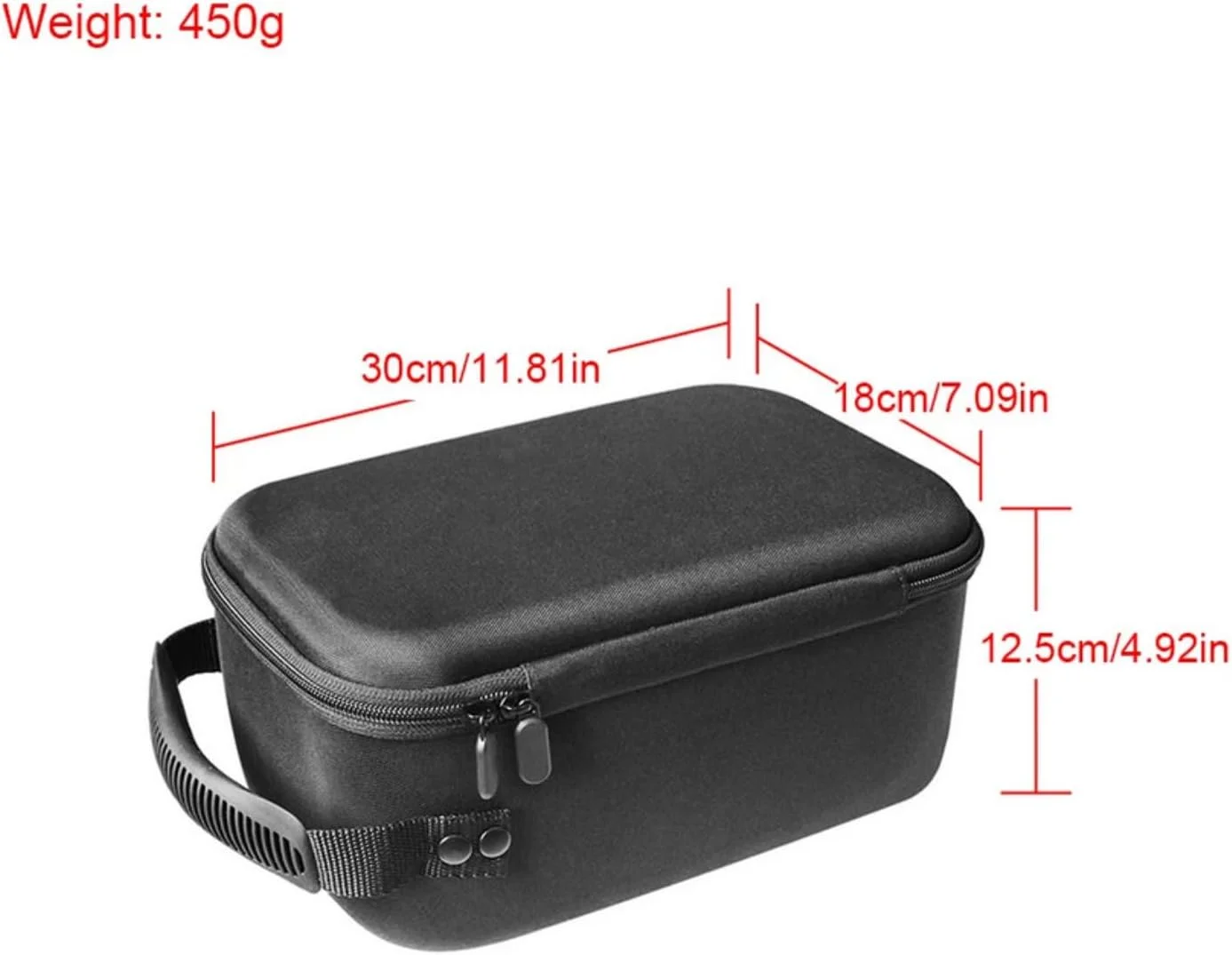 کیف حمل سخت SKEIDO، کیف نگهداری ضد ضربه، جعبه نگهداری سخت ضد گرد و غبار با جیب توری برای بلندگوی قابل حمل Bose SoundLink Max