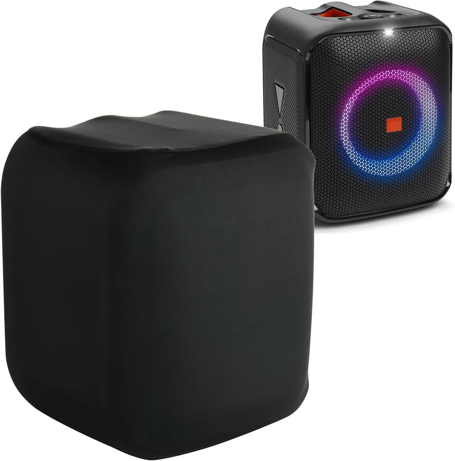 کاور محافظ گرد و غبار SKEIDO برای اسپیکر قابل حمل JBL PartyBox Encore Essential Partybox، کاور کششی بلندگو با نوار الاستیک، روکش لغزنده بلندگو (مشکی)