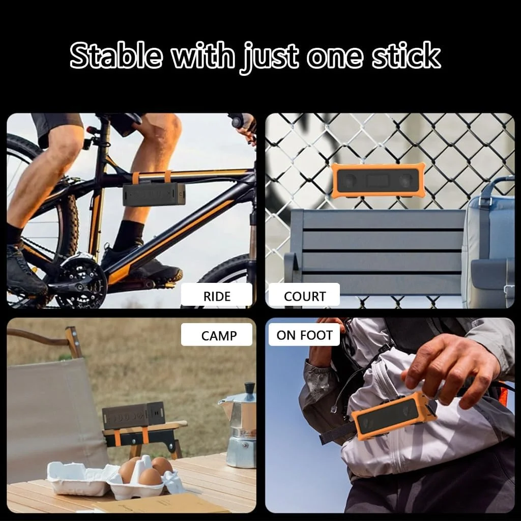 محافظ سیلیکونی ضد لغزش بلندگو با طراحی سبک و محافظت در برابر ضربه برای نگهدارنده بلندگوهای قابل حمل