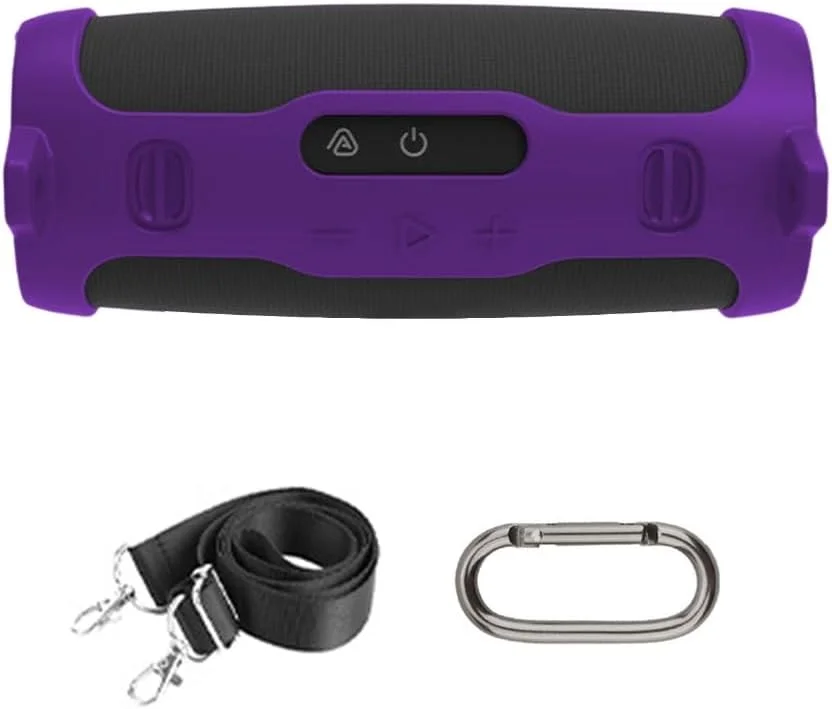 محافظ سیلیکونی بلندگو مدل 6 با بند شانه و محافظ ضد ضربه بلندگو