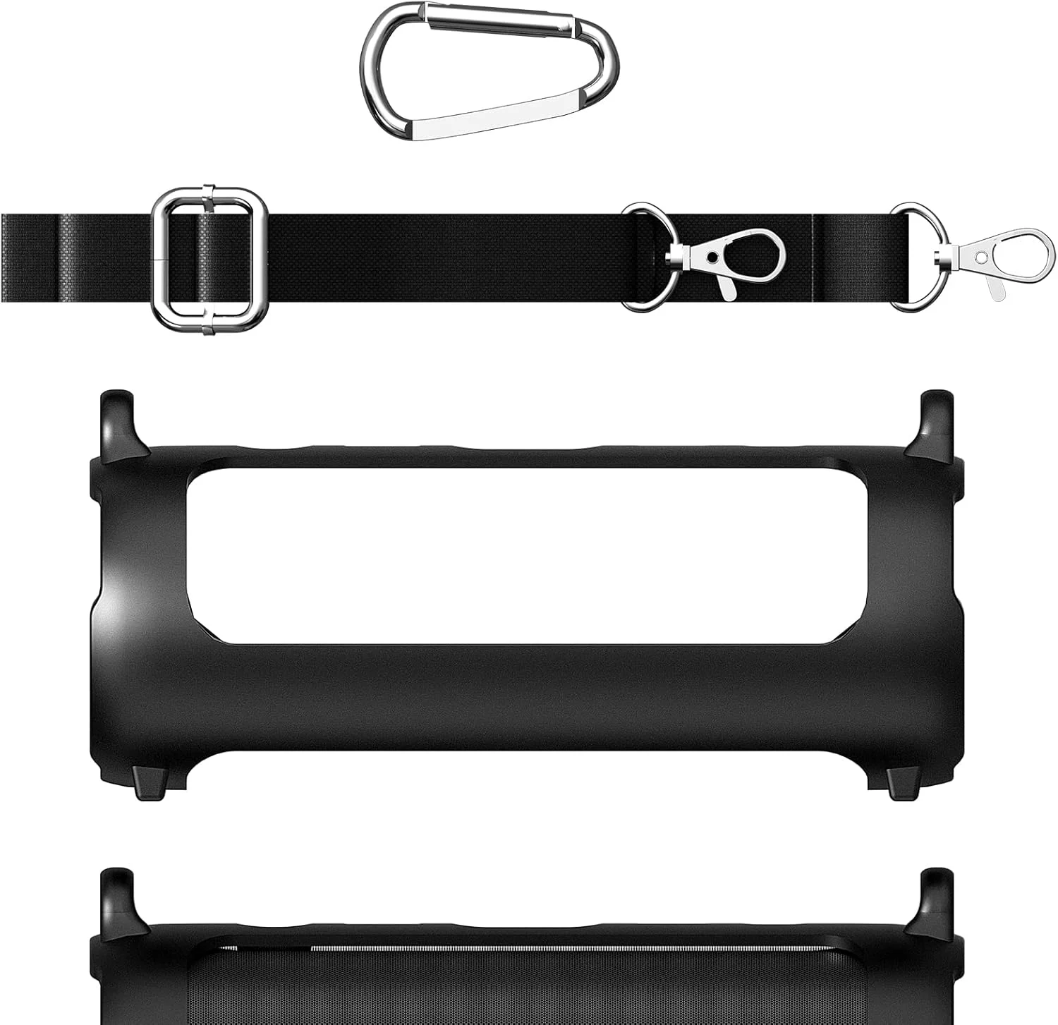 کاور سیلیکونی بلندگو Geekria سازگار با JBL Flip 6، محافظ ضد آب، روکش نرم، جایگزین بلندگو برای مسافرت با بند شانه (مشکی) کاور سیلیکونی بلندگو Geekria سازگار با JBL Flip 6، محافظ ضد آب، روکش نرم، جایگزین بلندگو برای مسافرت با بند شانه (مشکی)