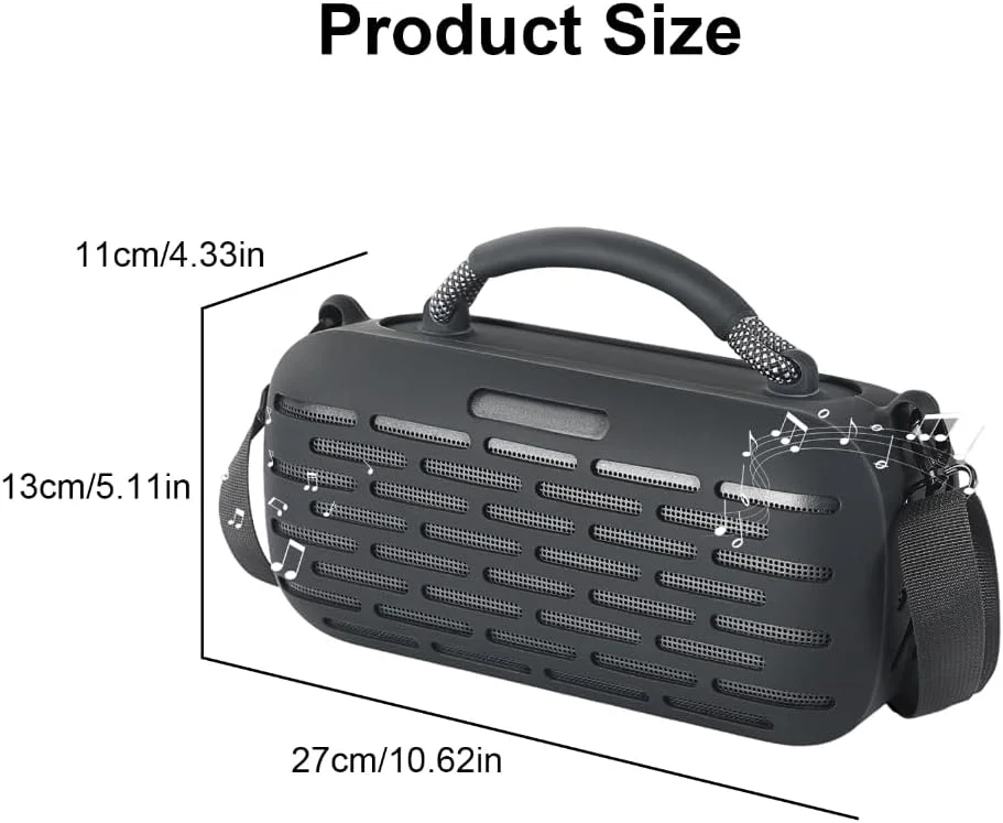 محافظ سیلیکونی بلندگو، محافظ ضد ضربه و ضد لغزش سبک وزن با برش های دقیق