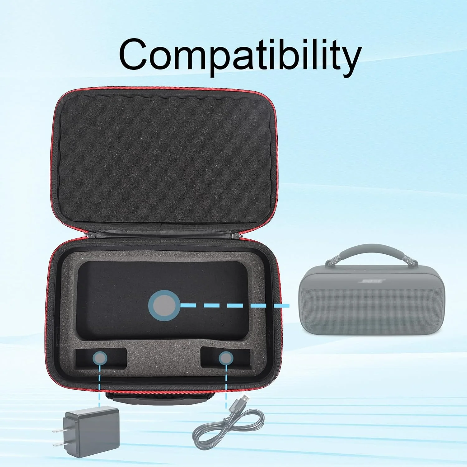 کیف RLSOCO برای اسپیکر بلوتوثی قابل حمل بزرگ Bose SoundLink Max