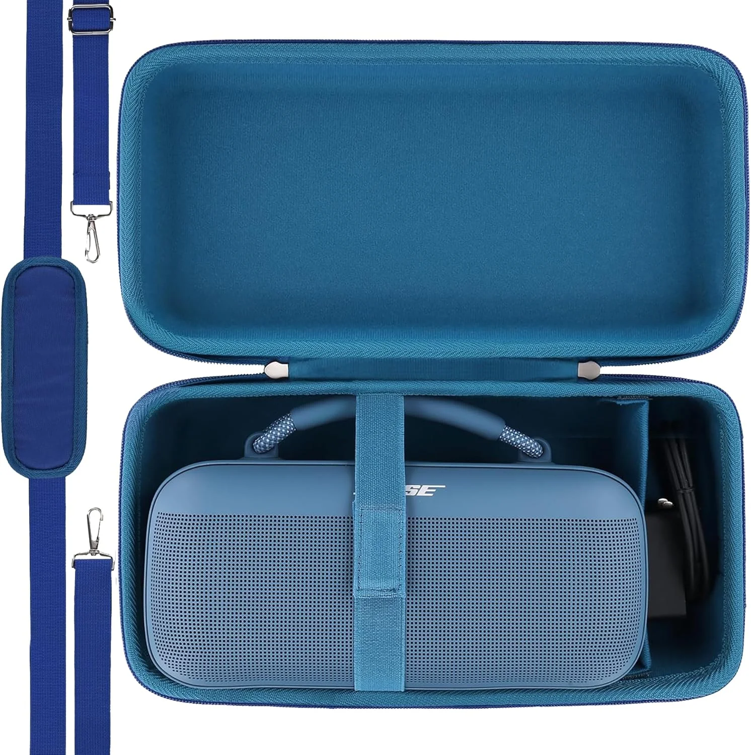 کیف حمل سخت Khanka جایگزین برای اسپیکر بلوتوثی Bose Soundlink Max، فقط کیف (آبی) کیف حمل سخت Khanka جایگزین برای اسپیکر بلوتوثی Bose Soundlink Max، فقط کیف (آبی)