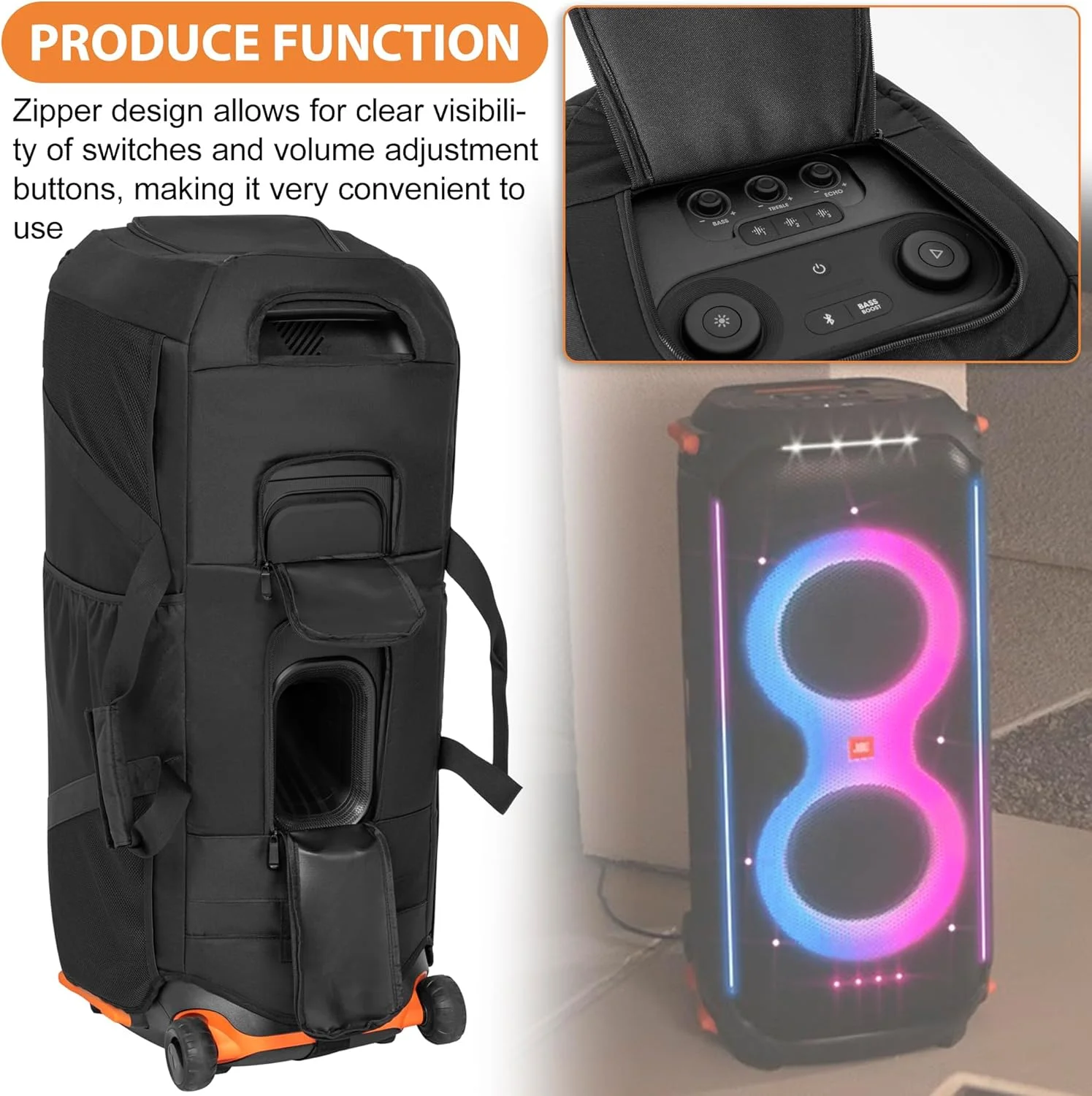 کیف حمل اسپیکر OUUTMEE سازگار با JBL Party Box 710