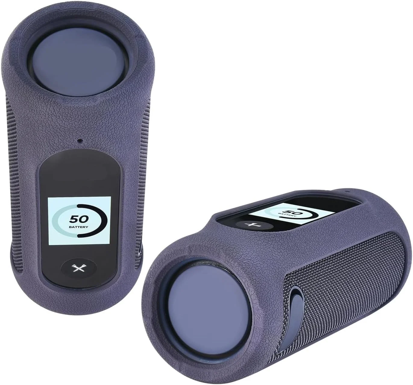 کاور محافظ سیلیکونی OURHZTB سازگار با بلندگوی GPS بلوتوثی بی سیم Blue Tees Golf Player+، لوازم جانبی صوتی، کاور فوق سبک (آبی)