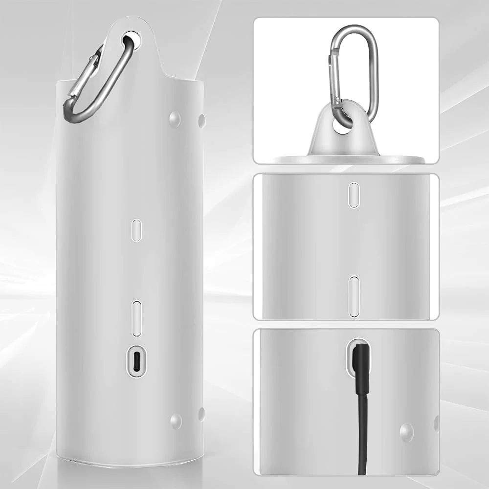 کاور محافظ سیلیکونی PISOSN سازگار با اسپیکر بلوتوثی قابل حمل Sonos Roam 2 / Sonos Roam (سفید)