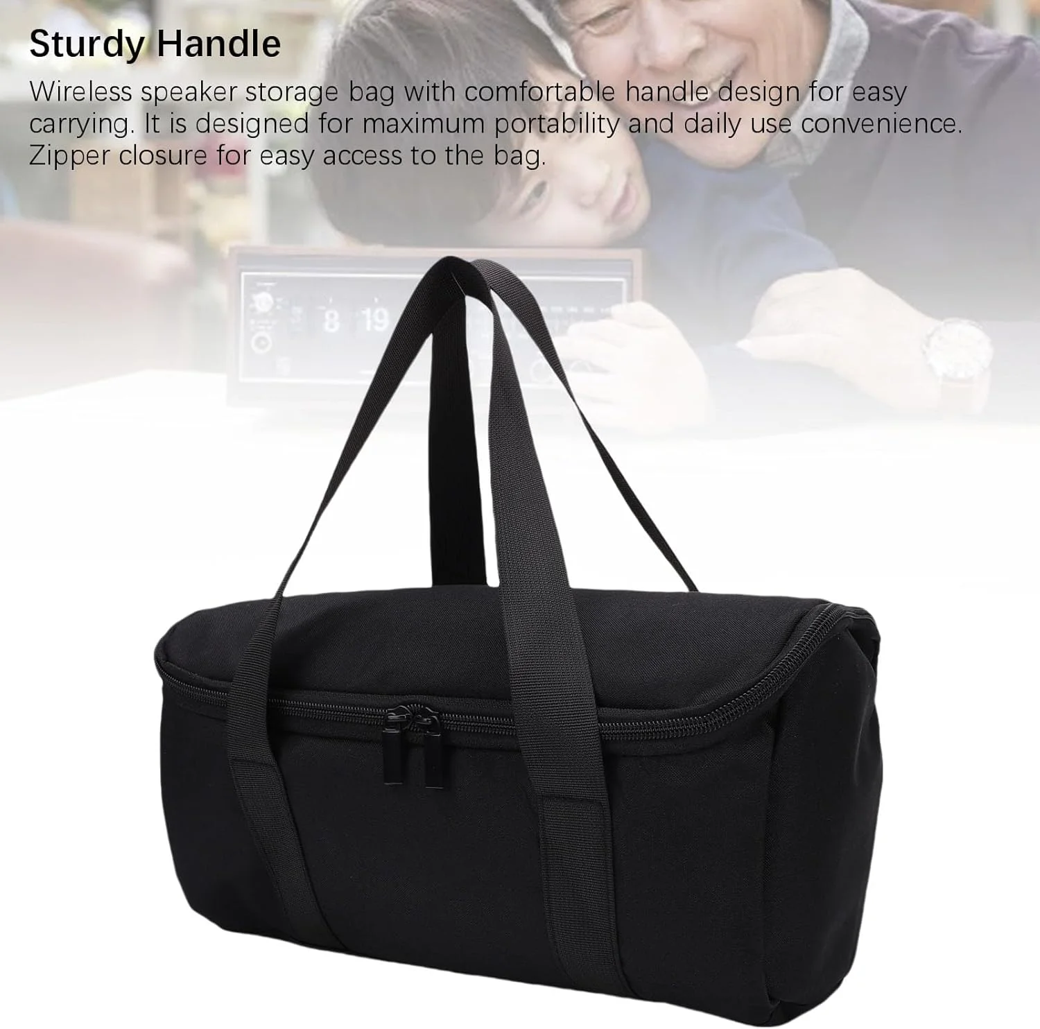 کیف حمل اسپیکر Luqeeg مناسب برای ULT Field 5، ضد ضربه، ضد آب، کیف محافظ مسافرتی برای نگهداری کابل ها و سایر لوازم جانبی، مناسب کمپینگ