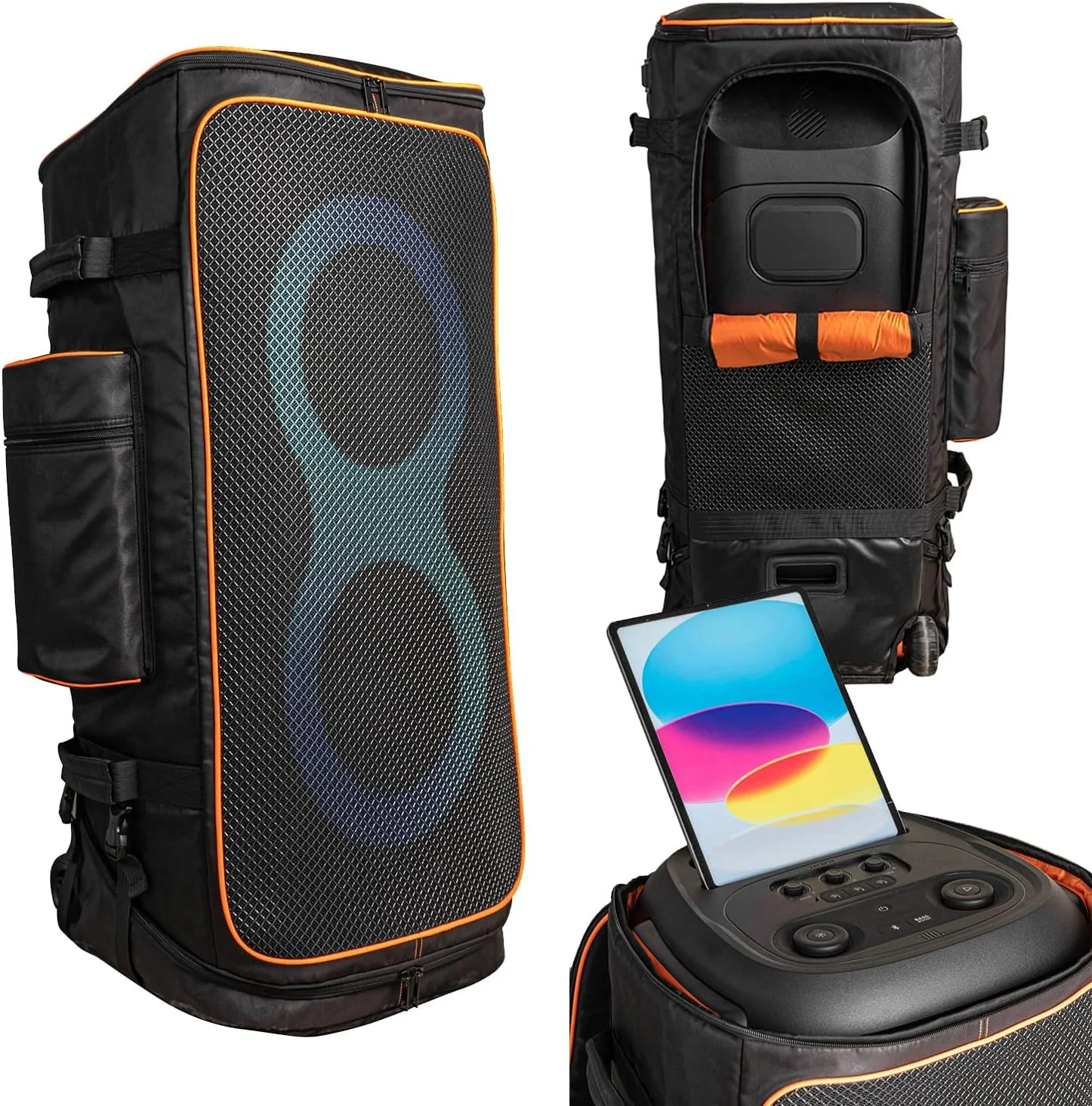 کیف حمل اسپیکر Jeachan، کیف مقاوم حمل اسپیکر سازگار با JBL PartyBox 710، کیف حمل اسپیکر قابل حمل