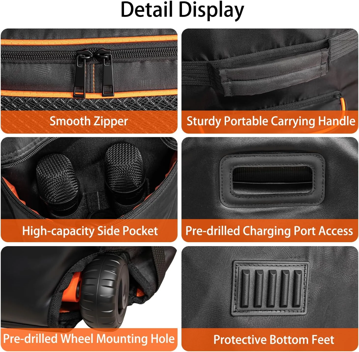 کیف حمل اسپیکر Jeachan، کیف مقاوم حمل اسپیکر سازگار با JBL PartyBox 710، کیف حمل اسپیکر قابل حمل