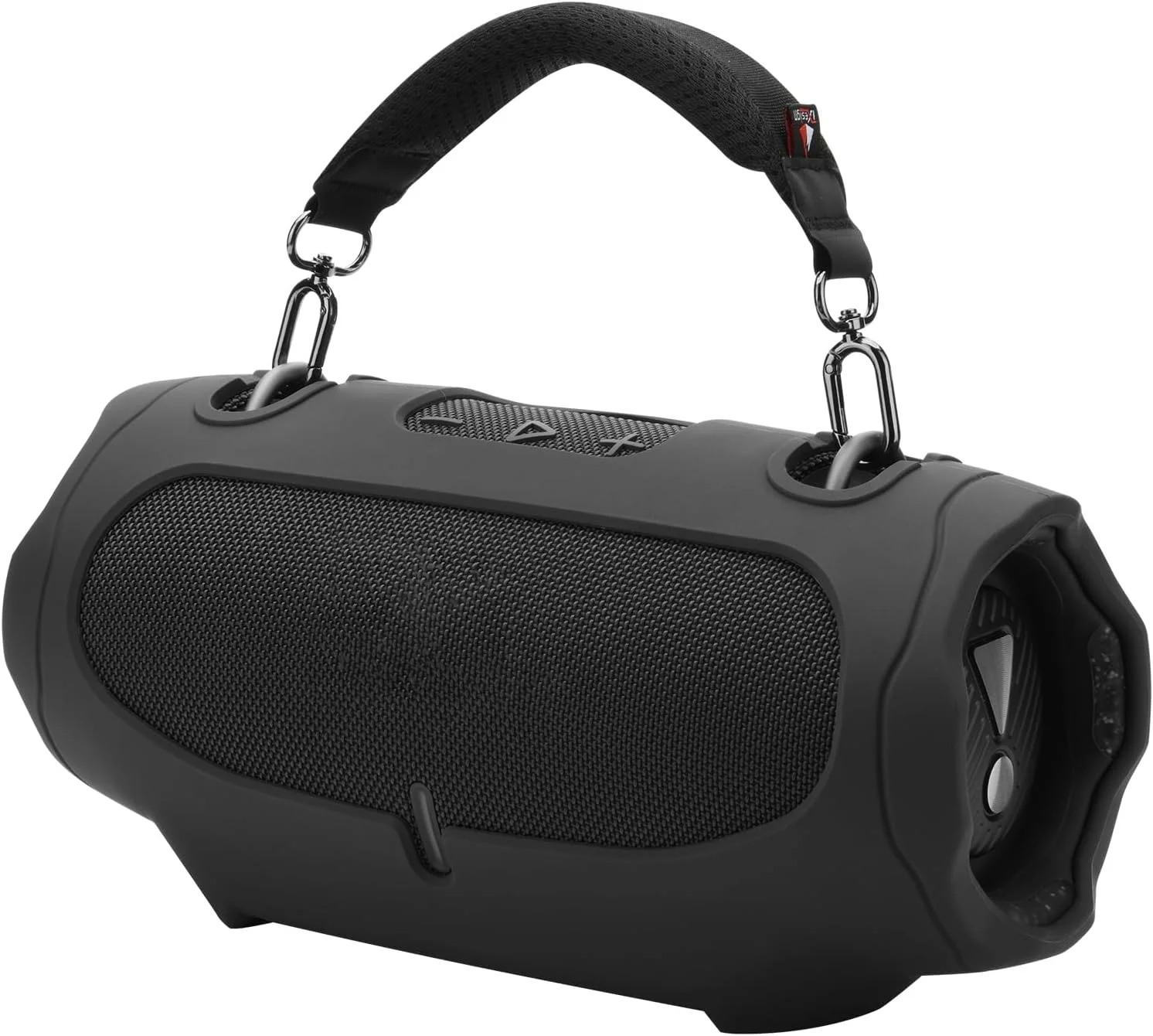 کاور سیلیکونی eWINNER برای اسپیکر JBL Xtreme 4 / کیف حمل برای لوازم جانبی اسپیکر بلوتوثی قابل حمل Xtreme 4 با بند دسته جداشدنی (مشکی)
