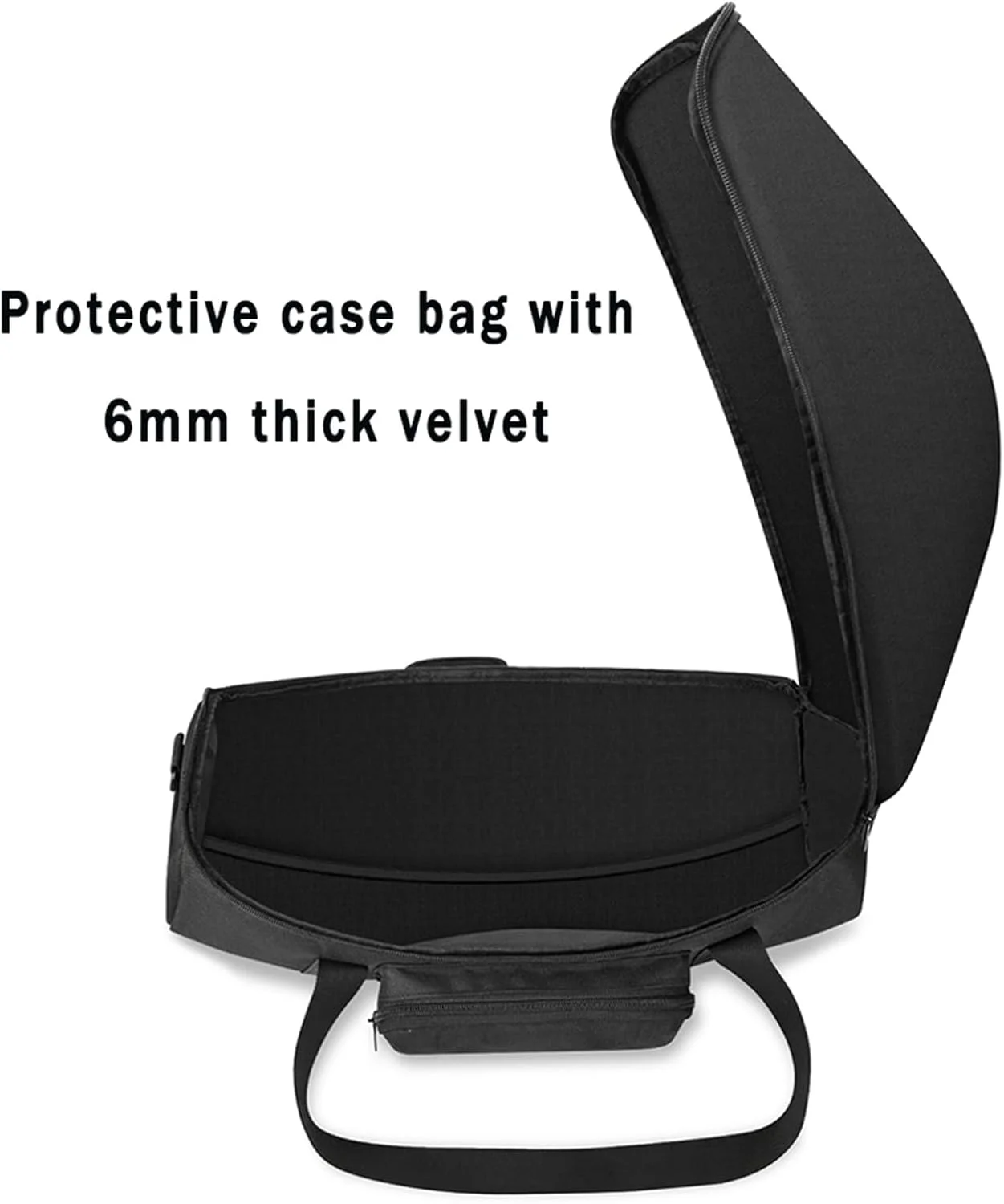 کیف حمل Hzycwgone برای JBL Boombox 3/Boombox 3 Wi-Fi/Boombox 2، کیف دستی با محفظه کابل شارژ، کیف محافظ مسافرتی با بند شانه برای اسپیکر بلوتوث قابل حمل Boombox 3/2 (مشکی)