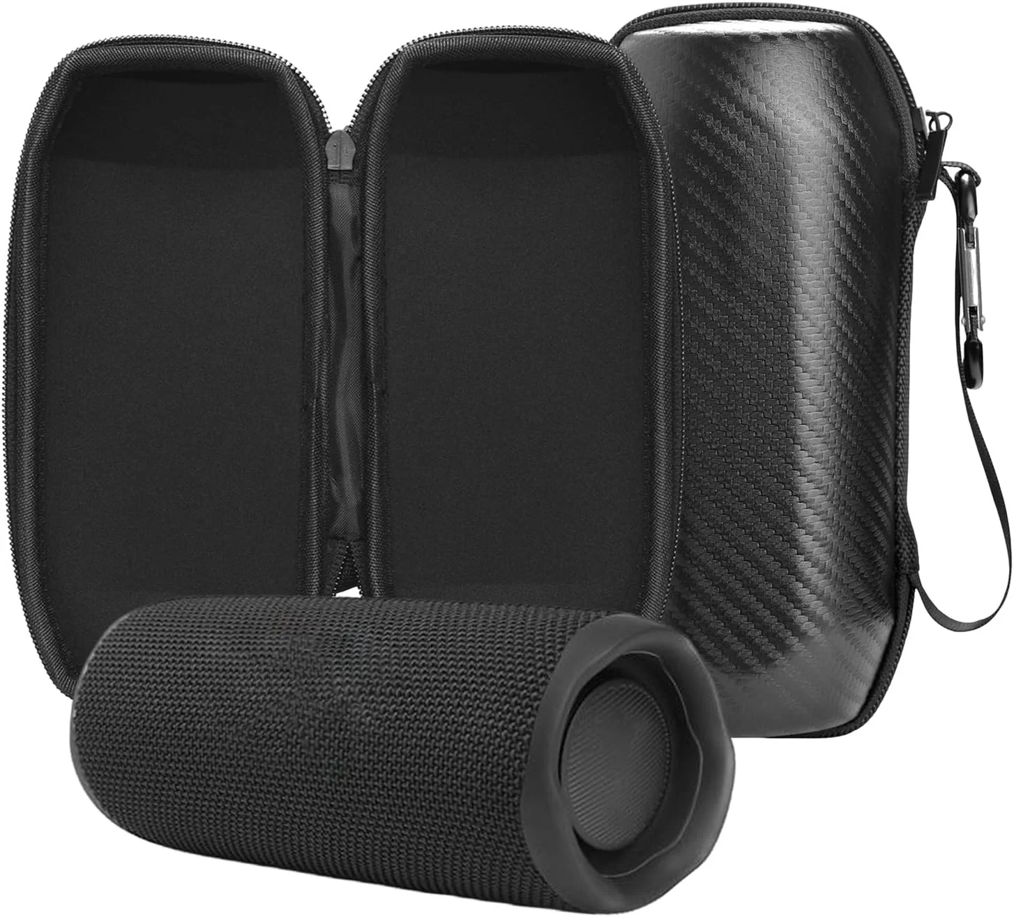 کیف حمل مسافرتی برای 7 اسپیکر بلوتوثی قابل حمل، نگهدارنده محافظ، کیف لوازم جانبی اسپیکر قابل حمل