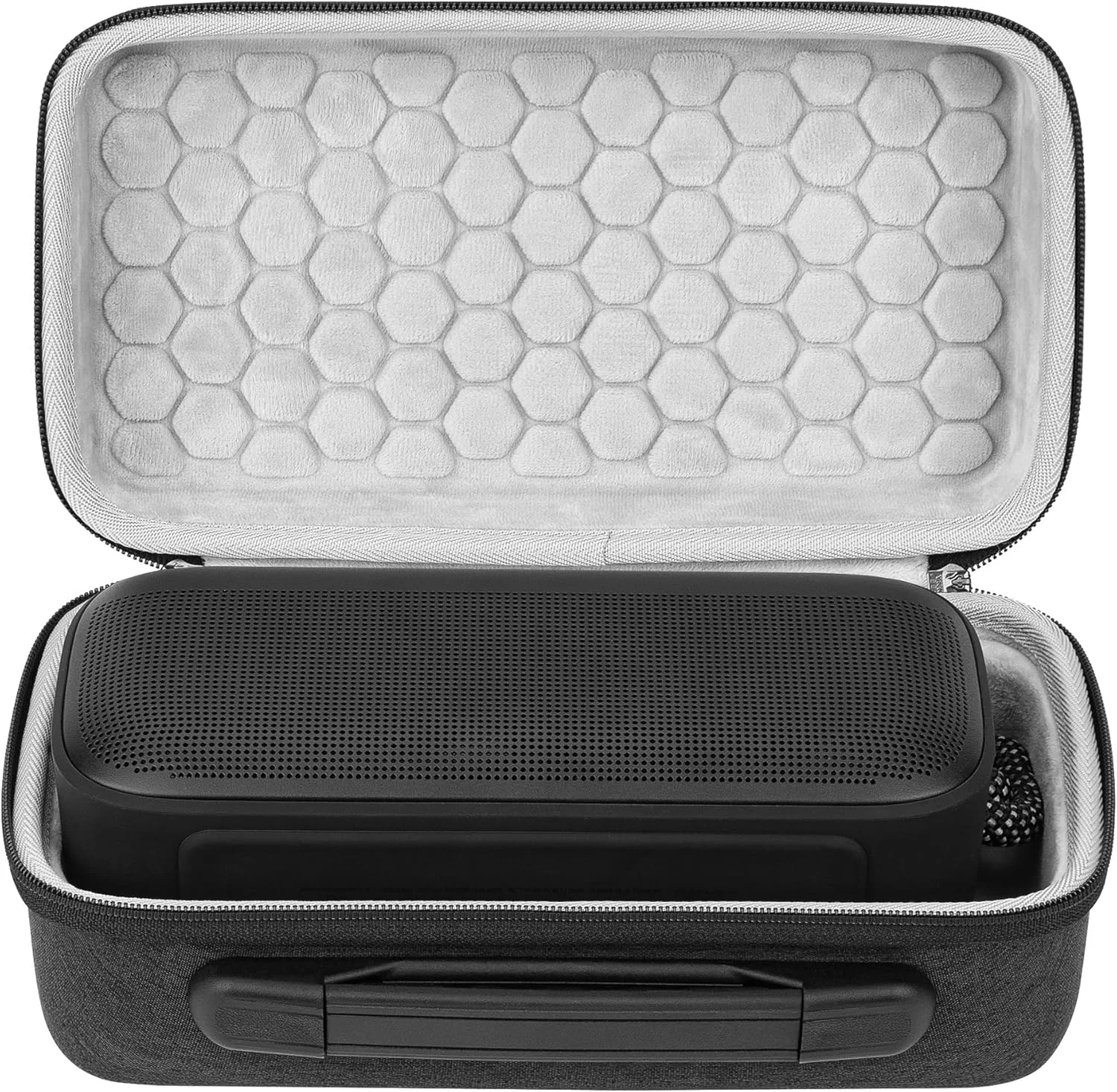 کیف محافظ بلندگو Geekria Shield سازگار با بلندگوی بلوتوث قابل حمل Bose Soundlink Plus، کیف حمل سخت و محافظ جایگزین (خاکستری تیره) کیف محافظ بلندگو Geekria Shield سازگار با بلندگوی بلوتوث قابل حمل Bose Soundlink Plus، کیف حمل سخت و محافظ جایگزین (خاکستری تیره)