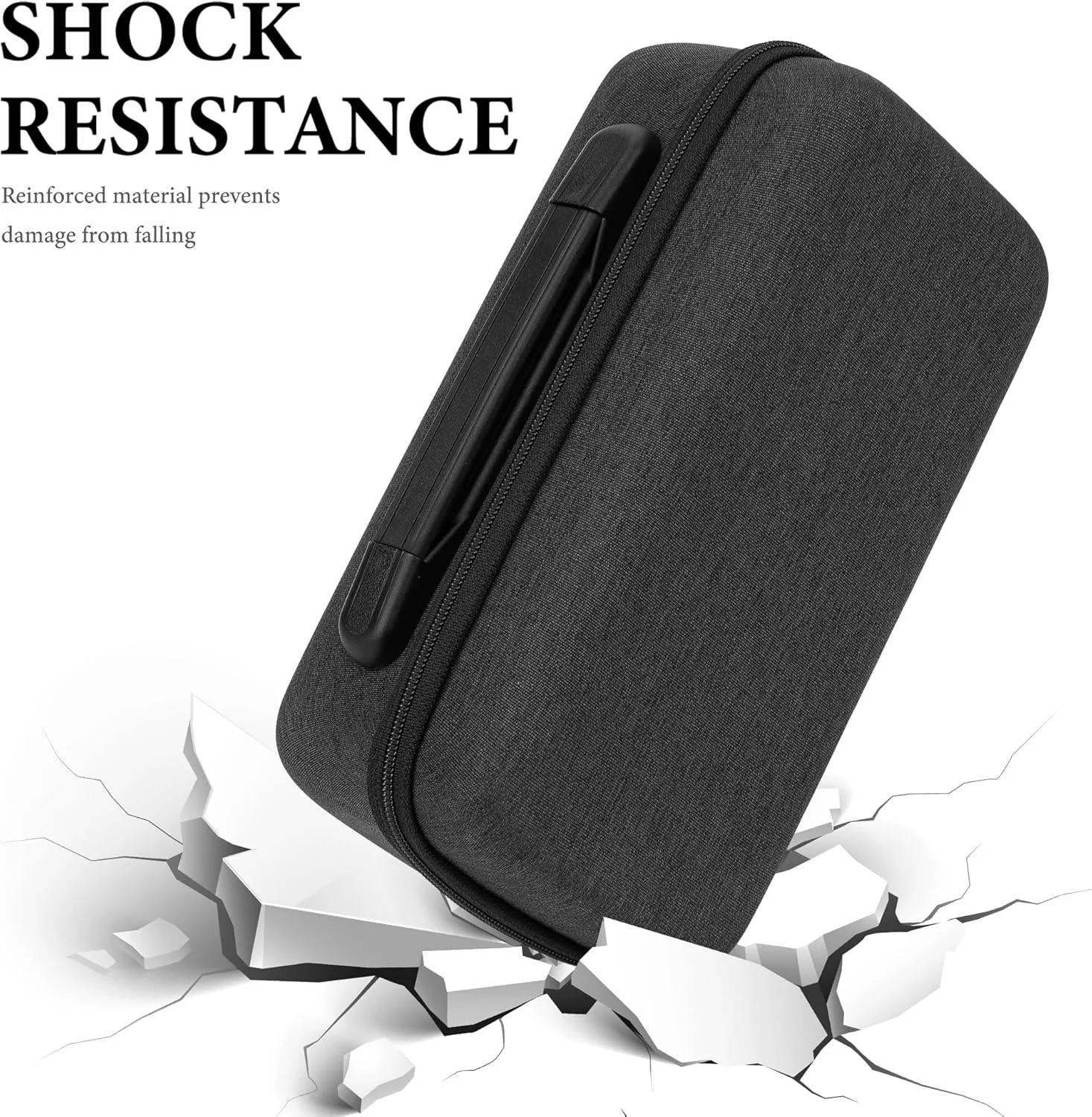 کیف محافظ بلندگو Geekria Shield سازگار با بلندگوی بلوتوث قابل حمل Bose Soundlink Plus، کیف حمل سخت و محافظ جایگزین (خاکستری تیره)