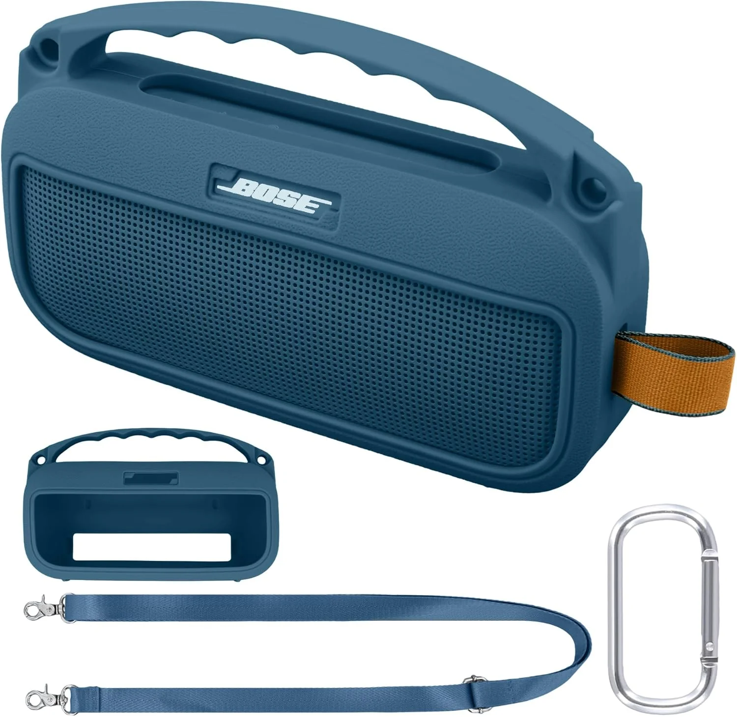 محافظ سیلیکونی co2CREA سازگار با اسپیکر Bose SoundLink Flex نسل 2، محافظت سیلیکونی + شامل کارابین قلاب + بند شانه (اسپیکر شامل نمی شود) محافظ سیلیکونی co2CREA سازگار با اسپیکر Bose SoundLink Flex نسل 2، محافظت سیلیکونی + شامل کارابین قلاب + بند شانه (اسپیکر شامل نمی شود)