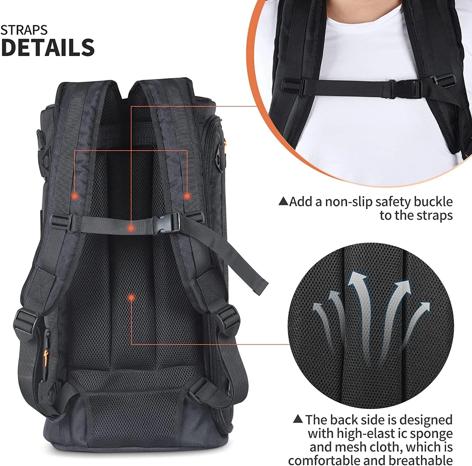 کیف حمل بلندگو Binsuca، کیف مقاوم حمل بلندگو سازگار با سری JBL Party Box، کیف کوله پشتی حمل بلندگوی قابل حمل (برای کیف JBL Partybox 100)