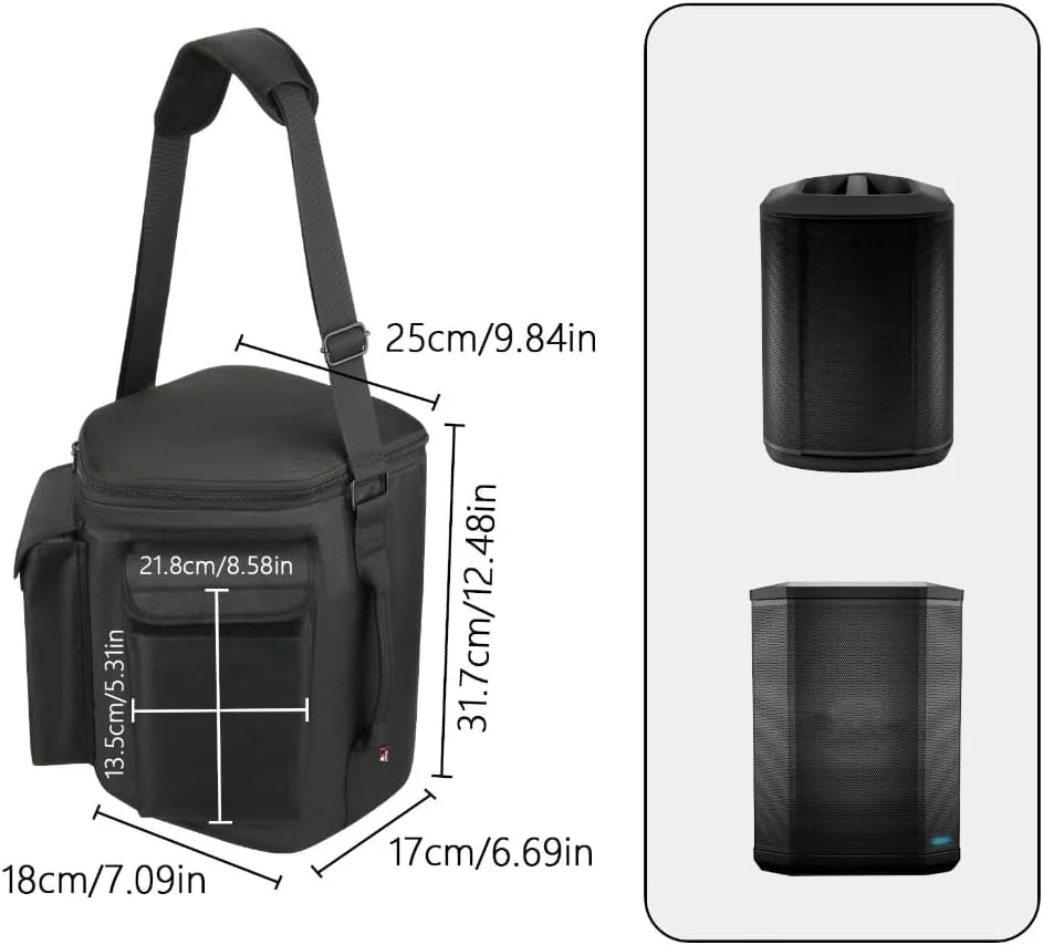 کیف حمل مسافرتی، کیف محافظ نگهدارنده برای بلندگوهای قابل حمل سازگار با بلوتوث
