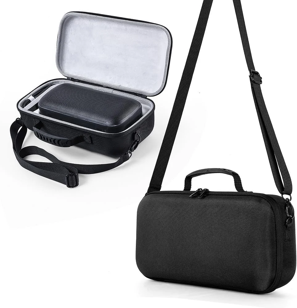 کیف محافظ اسپیکر قابل حمل Azonee برای Bose Soundlink Max، پایه اسپیکر بلوتوثی قابل حمل، کیف مسافرتی جایگزین، کیف حمل محافظ مسافرتی با بند شانه و دسته