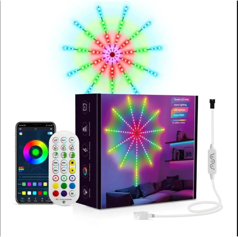 چراغ دیواری LED آتش بازی RGB چراغ دیواری LED آتش بازی RGB