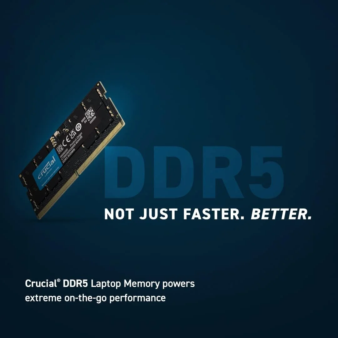 کیت رم لپ تاپ کروشیال 32 گیگابایت (2x16 گیگابایت) DDR5 5200 مگاهرتز (یا 4800 مگاهرتز) مدل CT2K16G52C42S