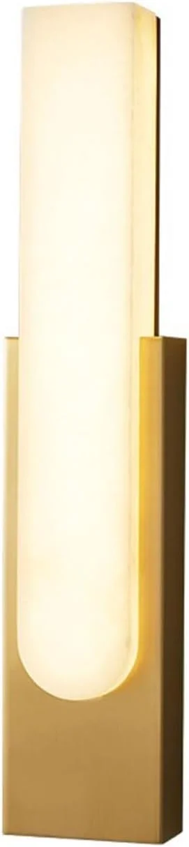 چراغ دیواری طرح سنگ مرمر، شمعدان دیواری بلند طرح سنگ مرمر، چراغ دیواری ال ای دی مدرن مینیمالیستی به سبک صنعتی برای اتاق خواب، کنار تخت، بار، راهرو، حمام، ایوان
