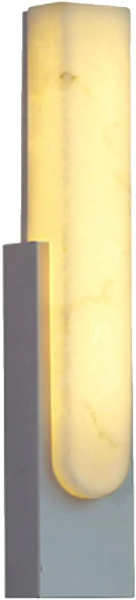 چراغ دیواری طرح سنگ مرمر، شمعدان دیواری بلند طرح مرمر، چراغ دیواری ال ای دی طرح مرمر به سبک اواسط قرن، چراغ دیواری مدرن مینیمالیستی صنعتی برای اتاق خواب، کنار تخت، بار، راهرو، حمام، ایوان