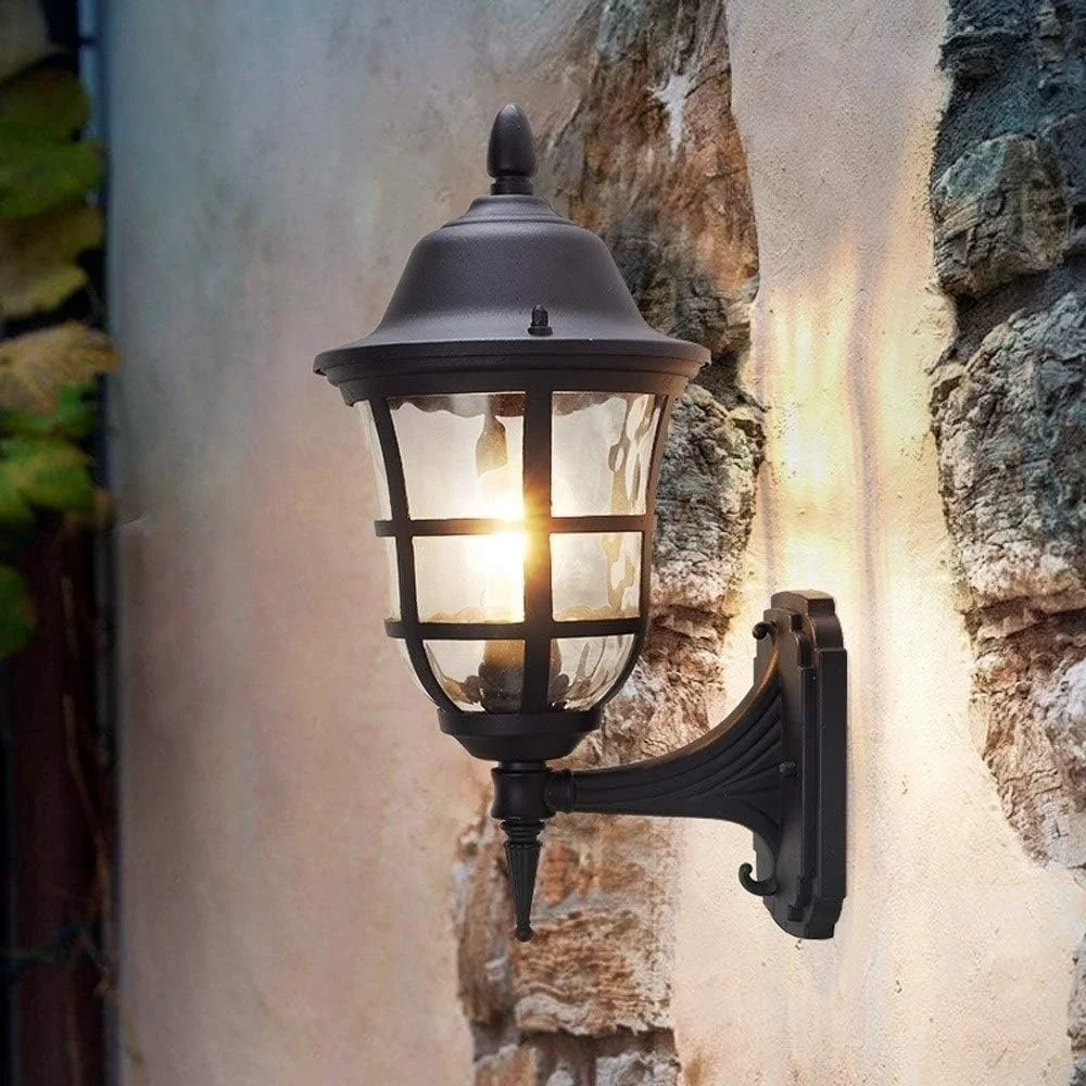 چراغ دیواری بیرونی طرح قدیمی، چراغ ایوان دیواری به سبک اروپایی، چراغ ضدآب