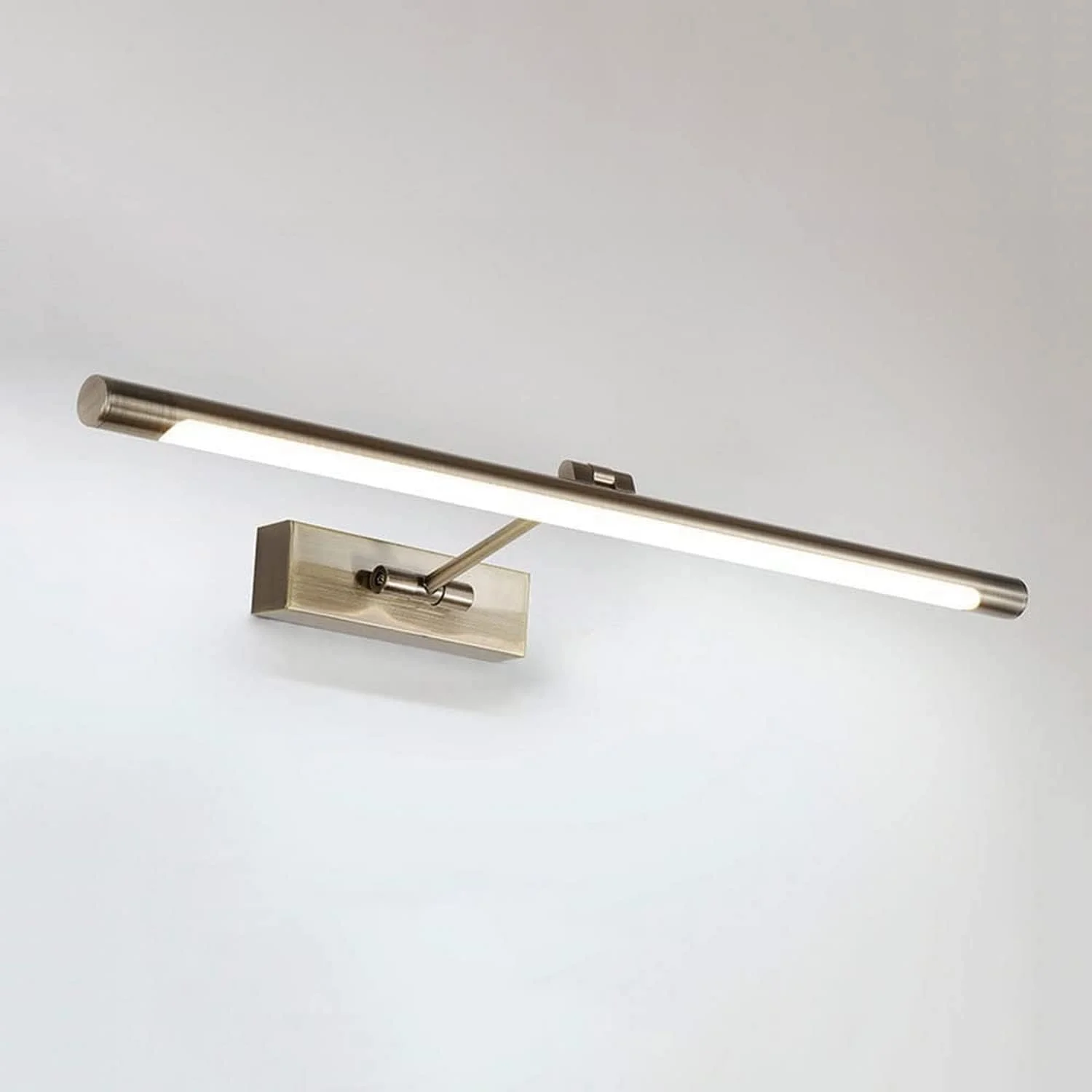 چراغ دیواری LED وینتیج حمام ضد آب، چراغ های دیواری روشویی قابل تنظیم، چراغ های دیواری کابینت آینه ای برنزی، چراغ های دیواری داخلی میز آرایش، چراغ دیوارکوب کنار تخت