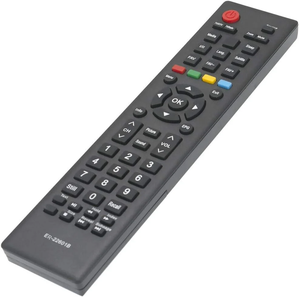 ریموت کنترل جایگزین Allimity ER-22601B مناسب برای تلویزیون هایسنس مدل های H32N2100S H39N2110S HE43M2165FTS H32MEC2150S H32N2105S H43N2100S H40M2100S H49N2100S LHD32D50TS H39A51000000000 LHD24D33NSEU H49NEC2000S