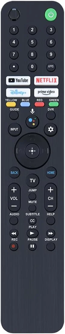 ریموت کنترل صوتی جایگزین GHUST RMF-TX520U برای تلویزیون های هوشمند سونی KD-43X85J KD-50X85J KD-55X75K KD-55X79J KD-55X80CJ KD-55X85J KD-65X75K KD-65X80CJ KD-65X80J KD-65X85J XR-75X90CJ XR-75X90J XR-75X94J