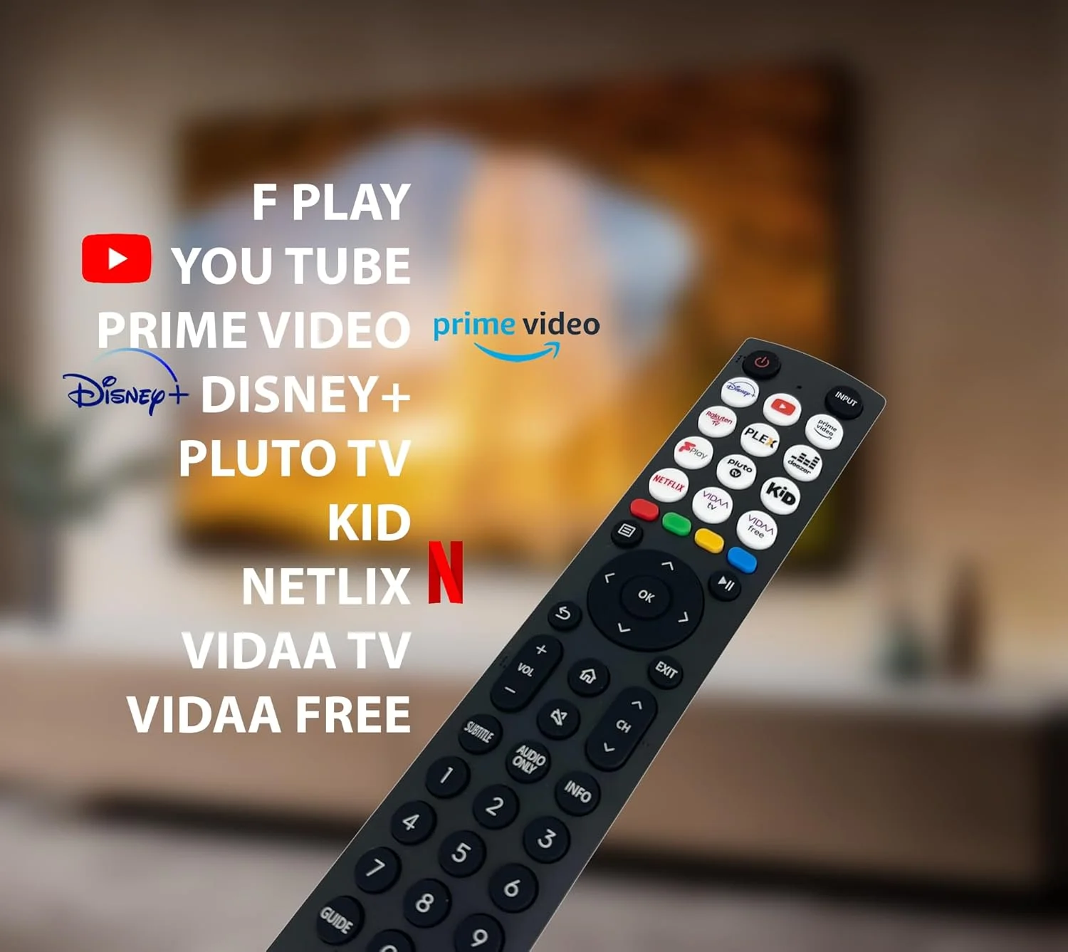 ریموت کنترل تلویزیون اصلی هایسنس EN2N36H سازگار با 43A7KQ 43A6K 65U6KQ 43A6KTUK 43E78KQTUK 50A6KTUK 50A7KQTUK 50E78KQTUK 55A6KTUK 55A7KQTUK ریموت کنترل تلویزیون اصلی هایسنس EN2N36H سازگار با 43A7KQ 43A6K 65U6KQ 43A6KTUK 43E78KQTUK 50A6KTUK 50A7KQTUK 50E78KQTUK 55A6KTUK 55A7KQTUK