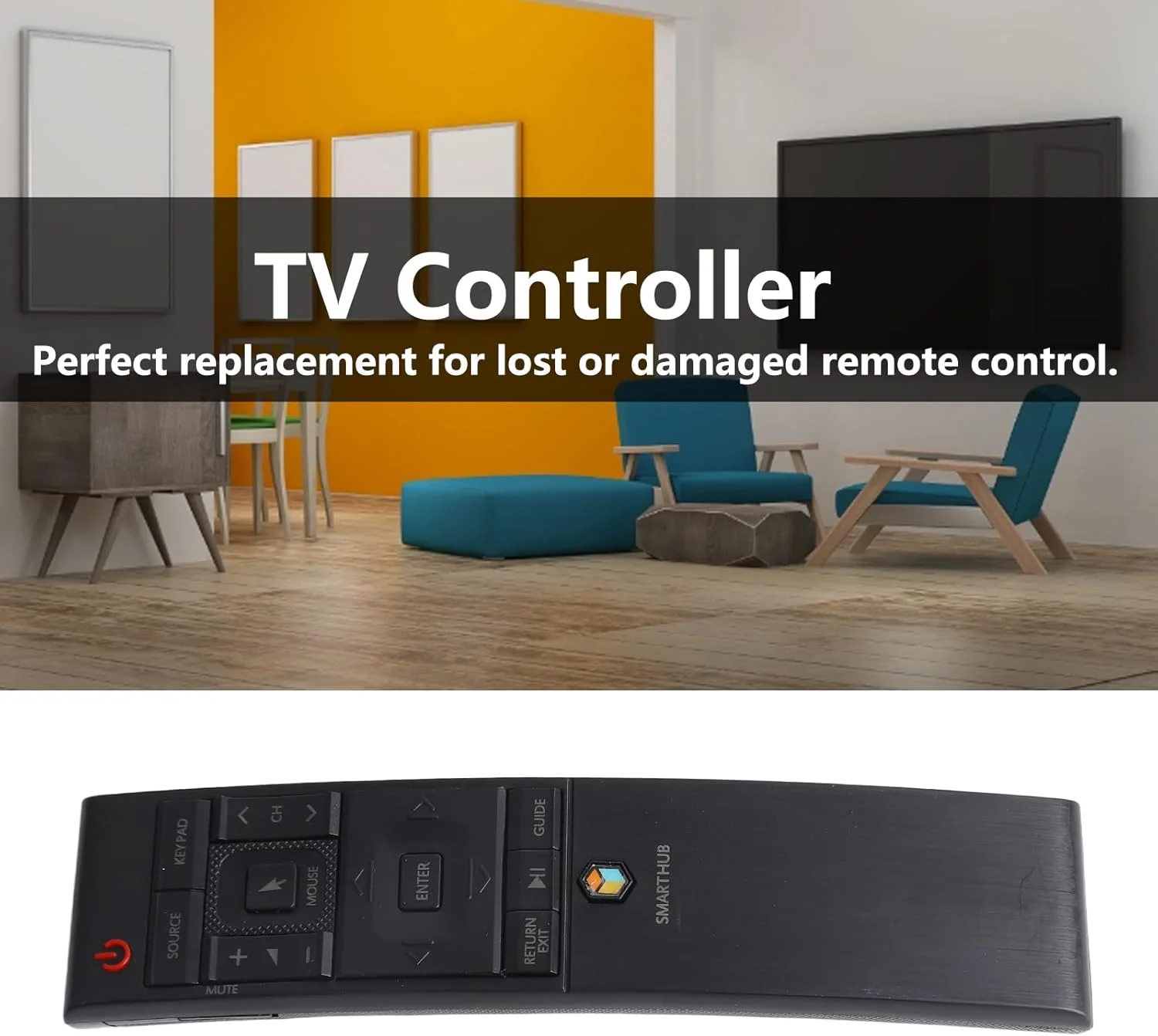 ریموت کنترل جایگزین، ریموت کنترل تلویزیون جهانی BN-1220 با گیرنده USB، برای RMCTPJ1AP2، سازگار با SEK‑3500U UA55JS8000W UA55JS9000W UA65JS8000W