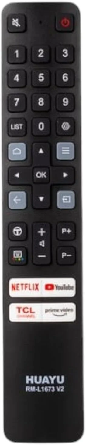 ریموت کنترل جایگزین BURAQ برای تلویزیون های هوشمند TCL LCD LED