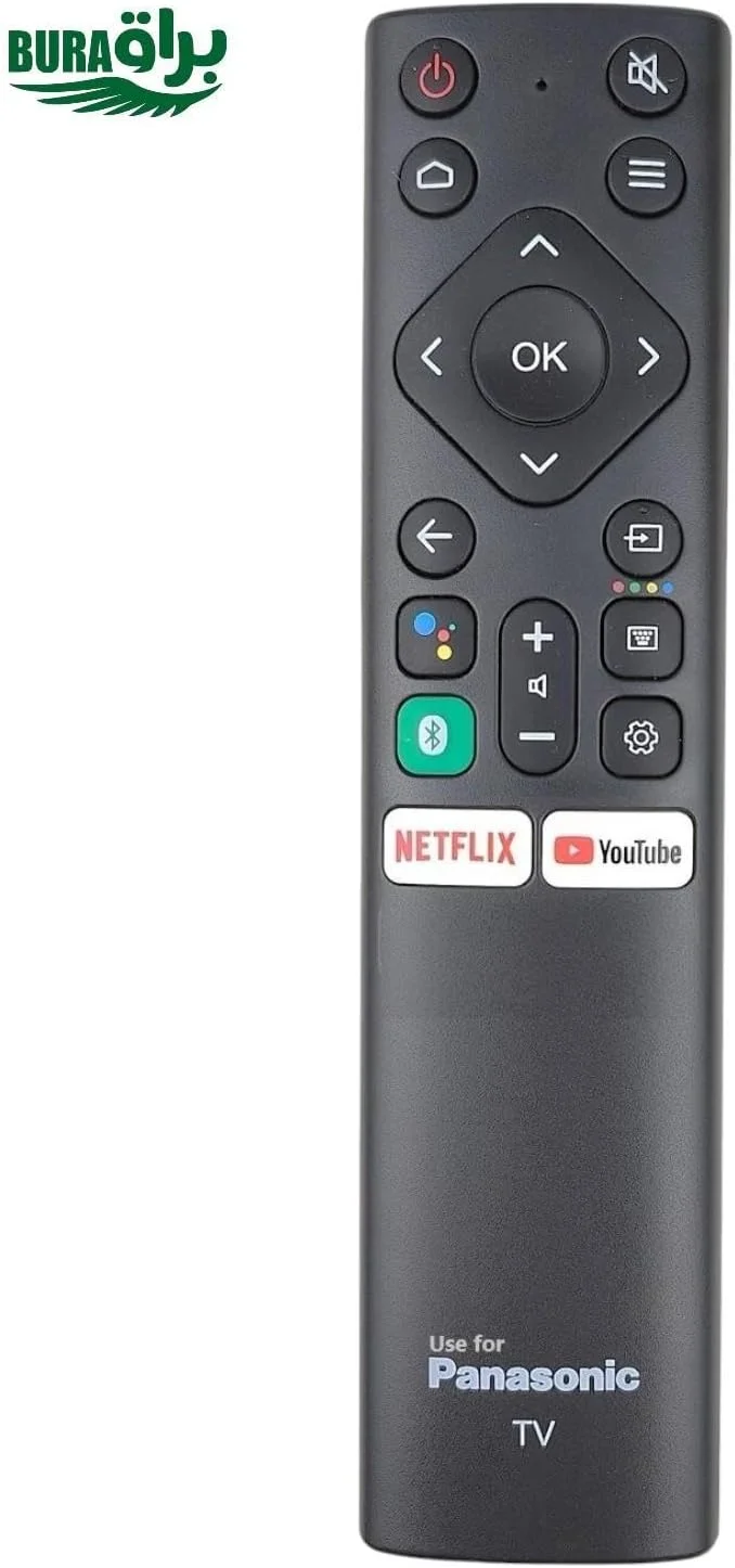 ریموت کنترل جایگزین BURAQ RC870P برای تلویزیون های هوشمند پاناسونیک LCD LED مدل 06-B87W21-PA04XS