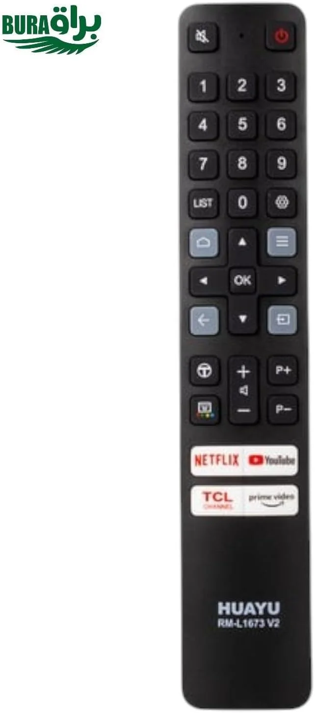 ریموت کنترل جایگزین BURAQ برای تلویزیون های هوشمند TCL LCD LED ریموت کنترل جایگزین BURAQ برای تلویزیون های هوشمند TCL LCD LED