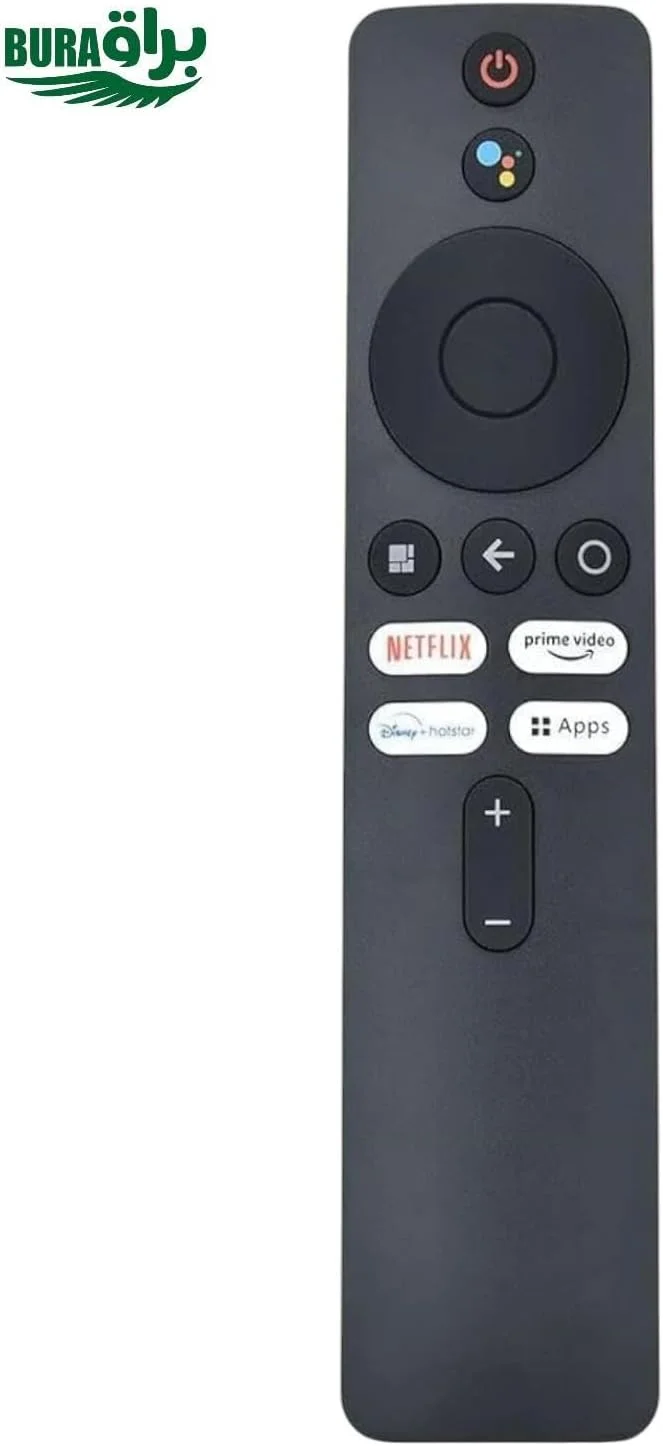 ریموت کنترل جایگزین BURAQ سازگار با شیائومی Mi TV Stick Mi TV Box 4S 4K با بلوتوث، کنترل جستجوی صوتی و کلیدهای میانبر اختصاصی برای پخش جریانی محبوب