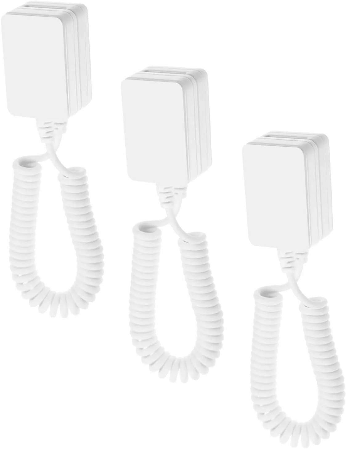 آرتیبتر 3 عدد بند کنترل از راه دور کابل ایمنی کنترل از راه دور بند چسبی با قلاب چسبی برای تبلت تلویزیون دی وی دی کنسول بازی سفید