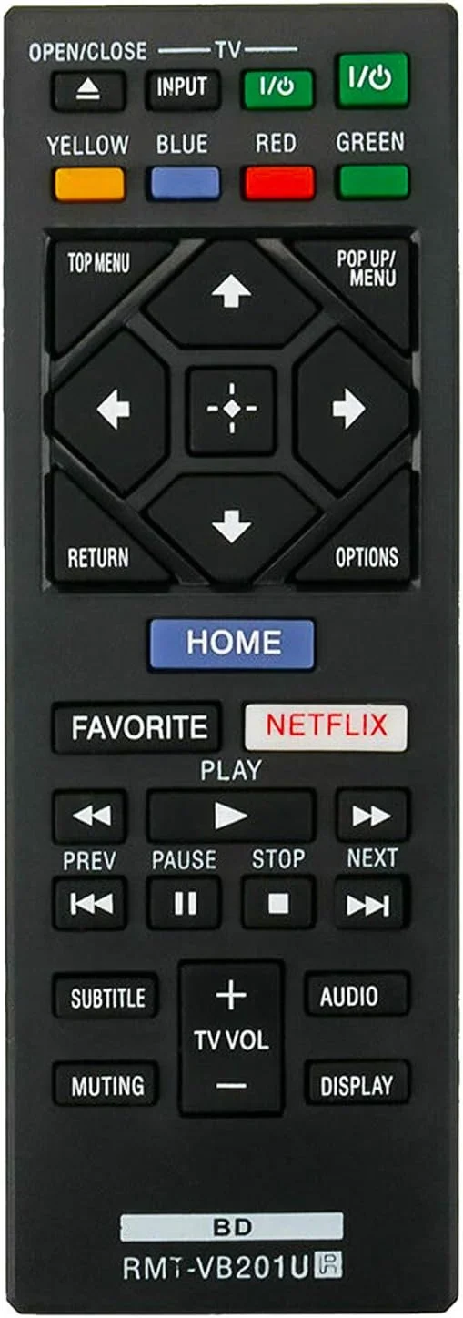 ریموت کنترل جدید ALLIMITY RMT-VB201U RMTVB201U مناسب برای پخش کننده Blu-ray DVD فوق العاده HD سونی مدل UBP-X700 UBPX700